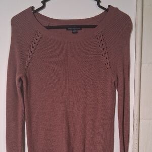 American Eagle Outfitters Mauve Knit Sweater